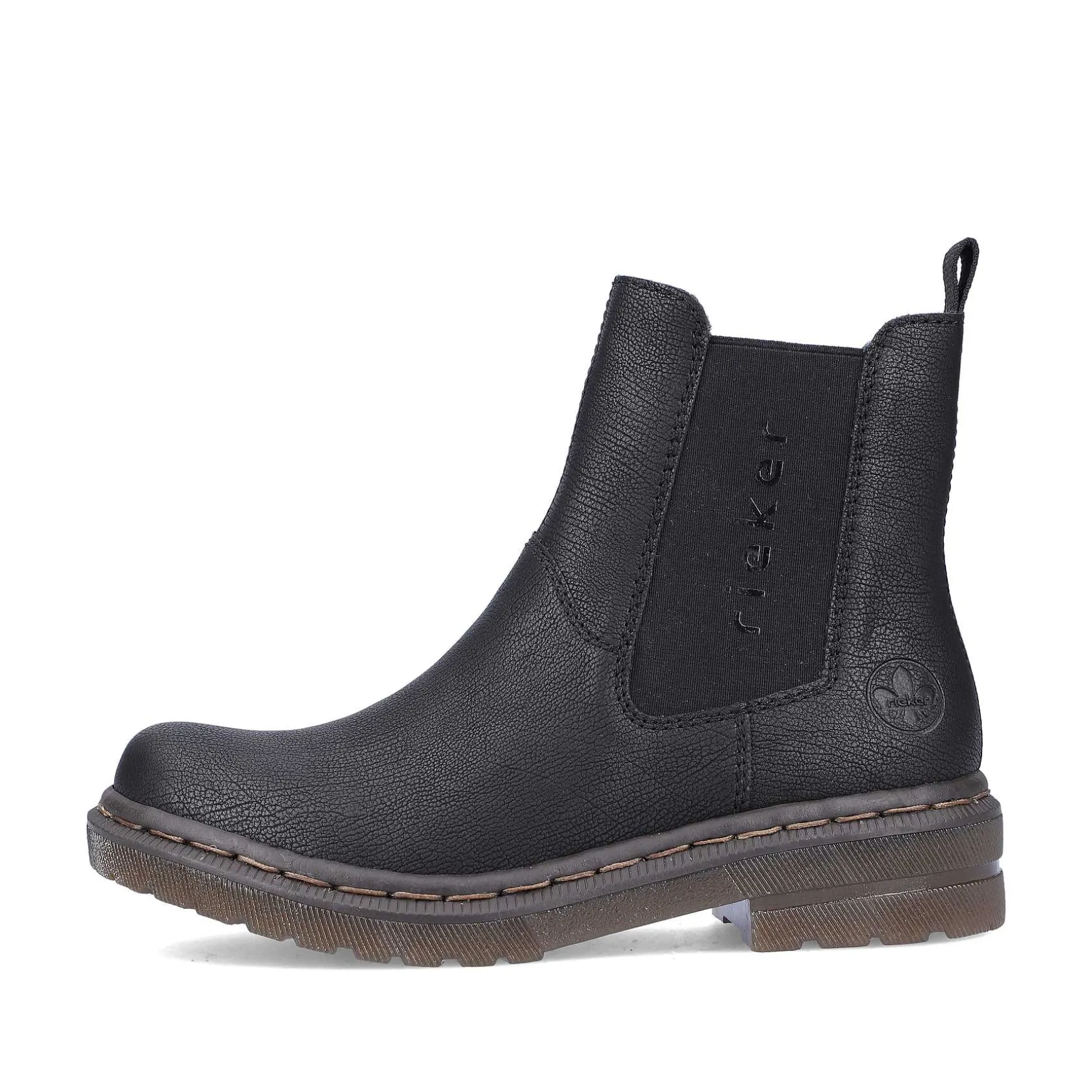 Rieker Women'S Chelsea Boots Asphalt Black
