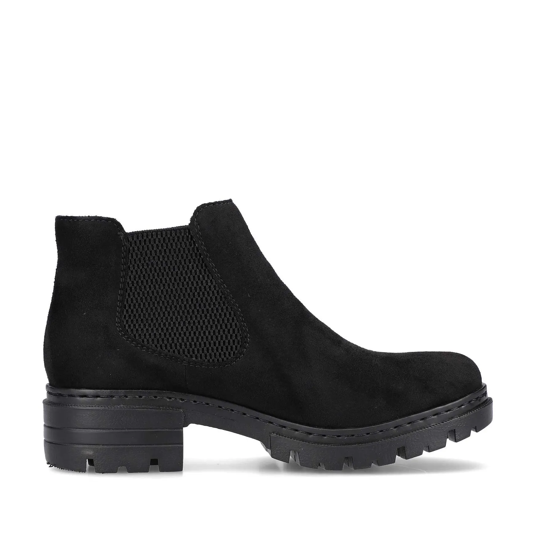 Rieker Women'S Chelsea Boots Graphite Black