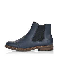 Rieker Women'S Chelsea Boots Navy Blue