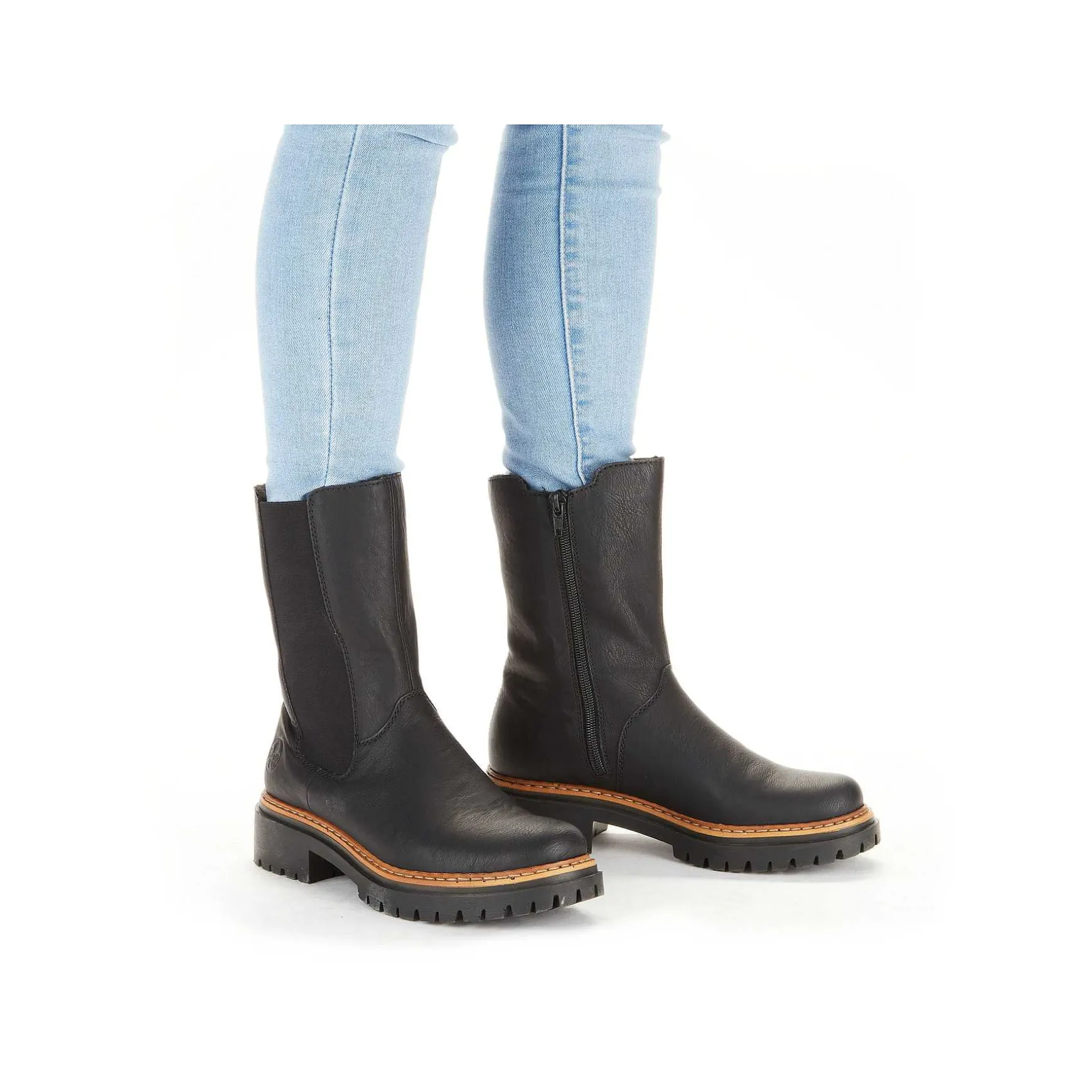 Rieker Women'S Chelsea Boots Night Black
