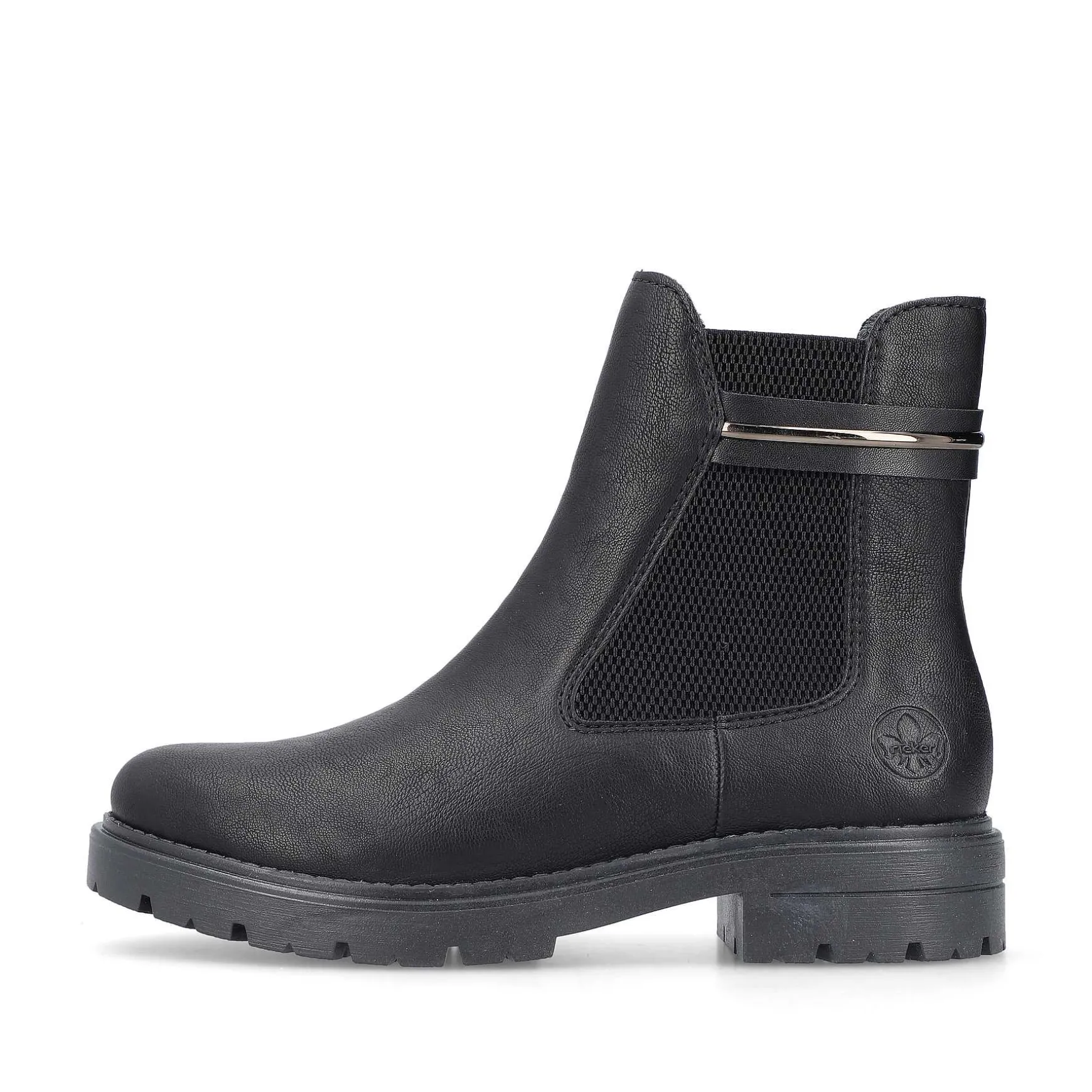 Rieker Women'S Chelsea Boots Night Black