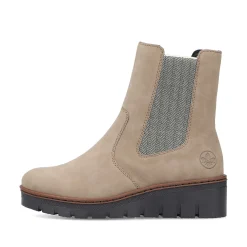Rieker Women'S Chelsea Boots Champagne