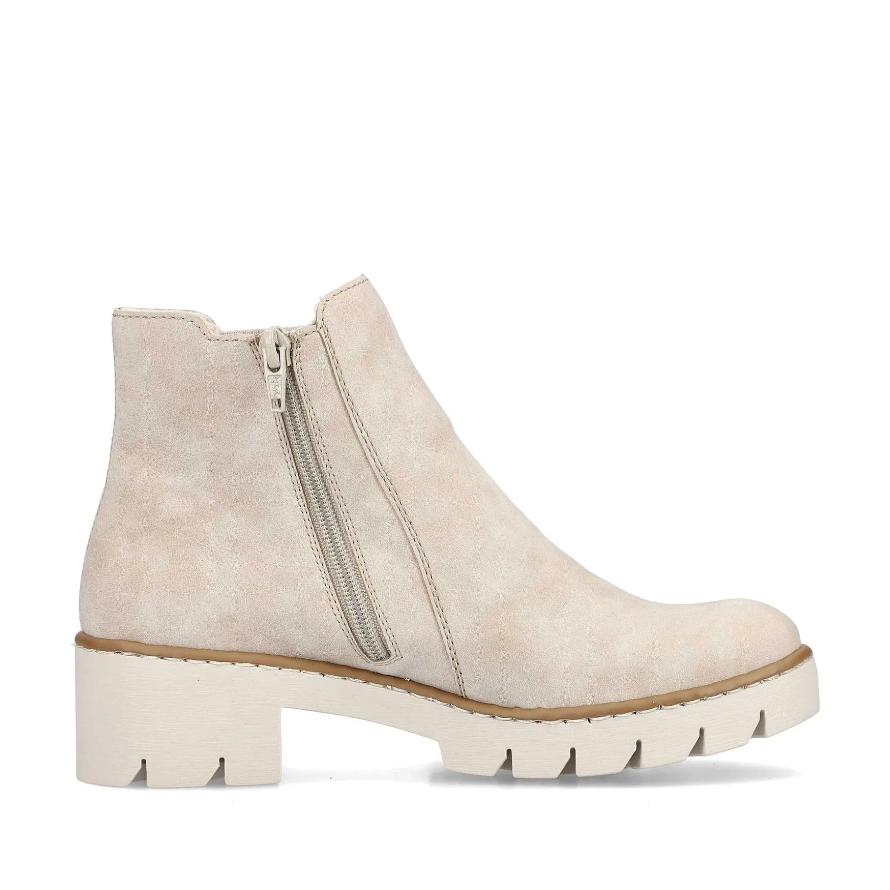 Rieker Women'S Chelsea Boots Sand Beige