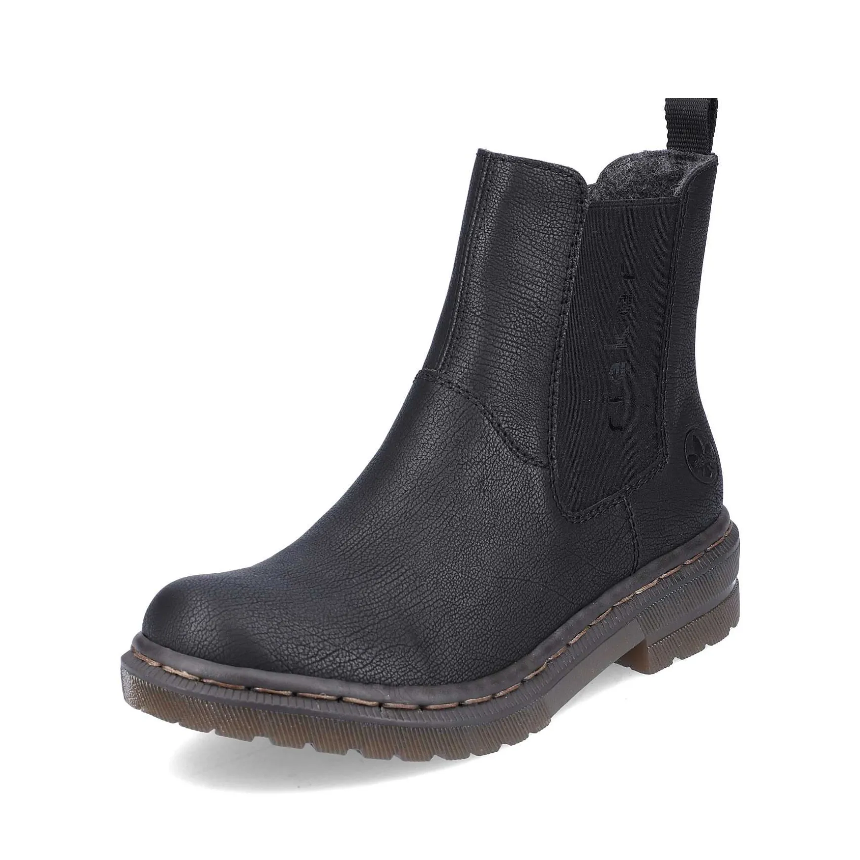 Rieker Women'S Chelsea Boots Asphalt Black