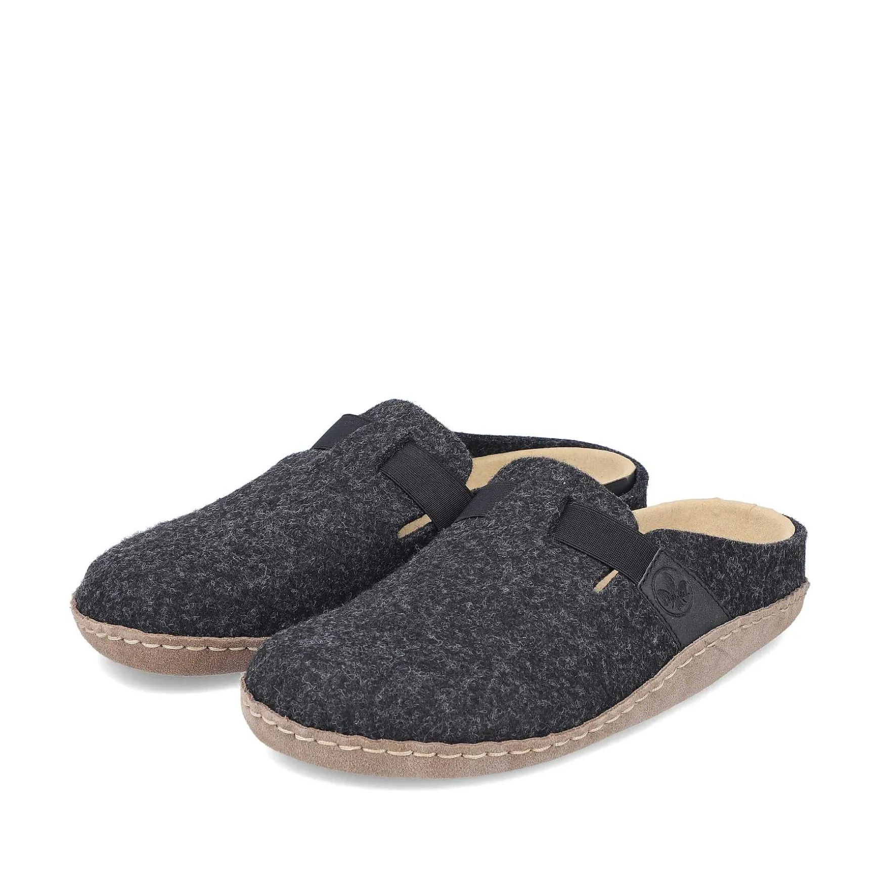 Rieker Women'S Clogs Asphalt Black