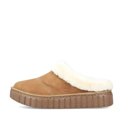Rieker Women'S Clogs Caramel Brown