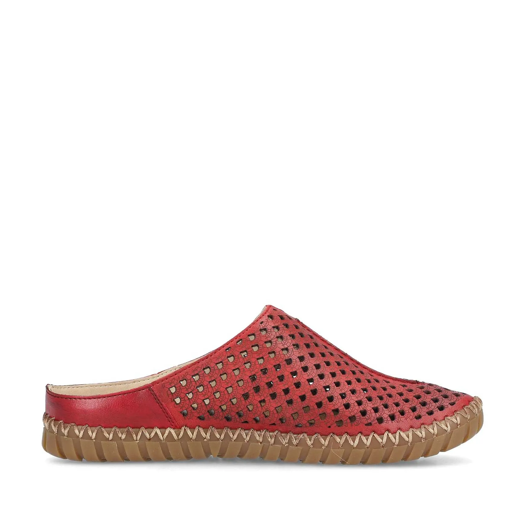 Rieker Women'S Clogs Dark Red