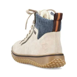 Rieker Women'S Corded Boots Light Beige