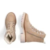 Rieker Women'S Corded Boots Brown Beige