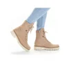 Rieker Women'S Corded Boots Cream Beige