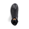 Rieker Women'S Corded Boots Deep Black