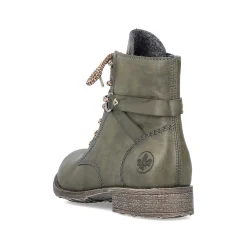 Rieker Women'S Corded Boots Olive Green