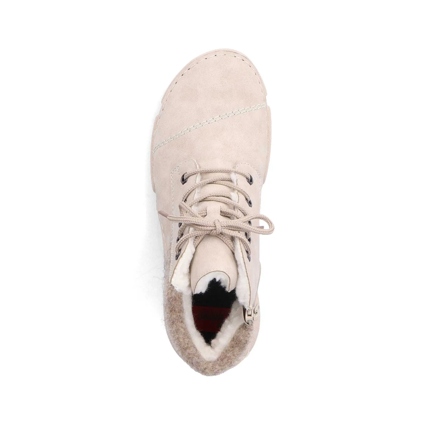 Rieker Women'S Corded Boots Light Beige