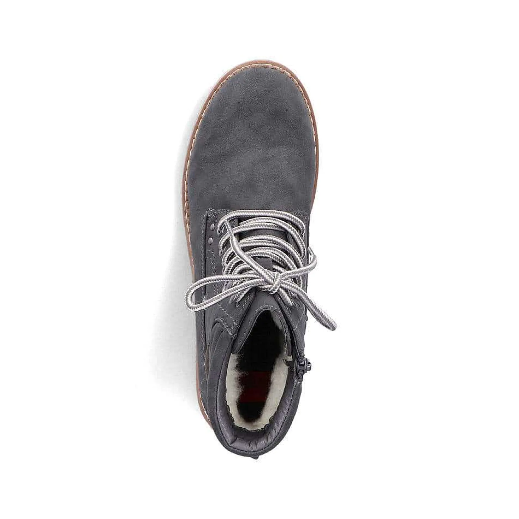 Rieker Women'S Corded Boots Granite Gray
