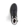 Rieker Women'S Corded Boots Deep Black