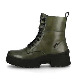 Rieker Women'S Corded Boots Army Green Black