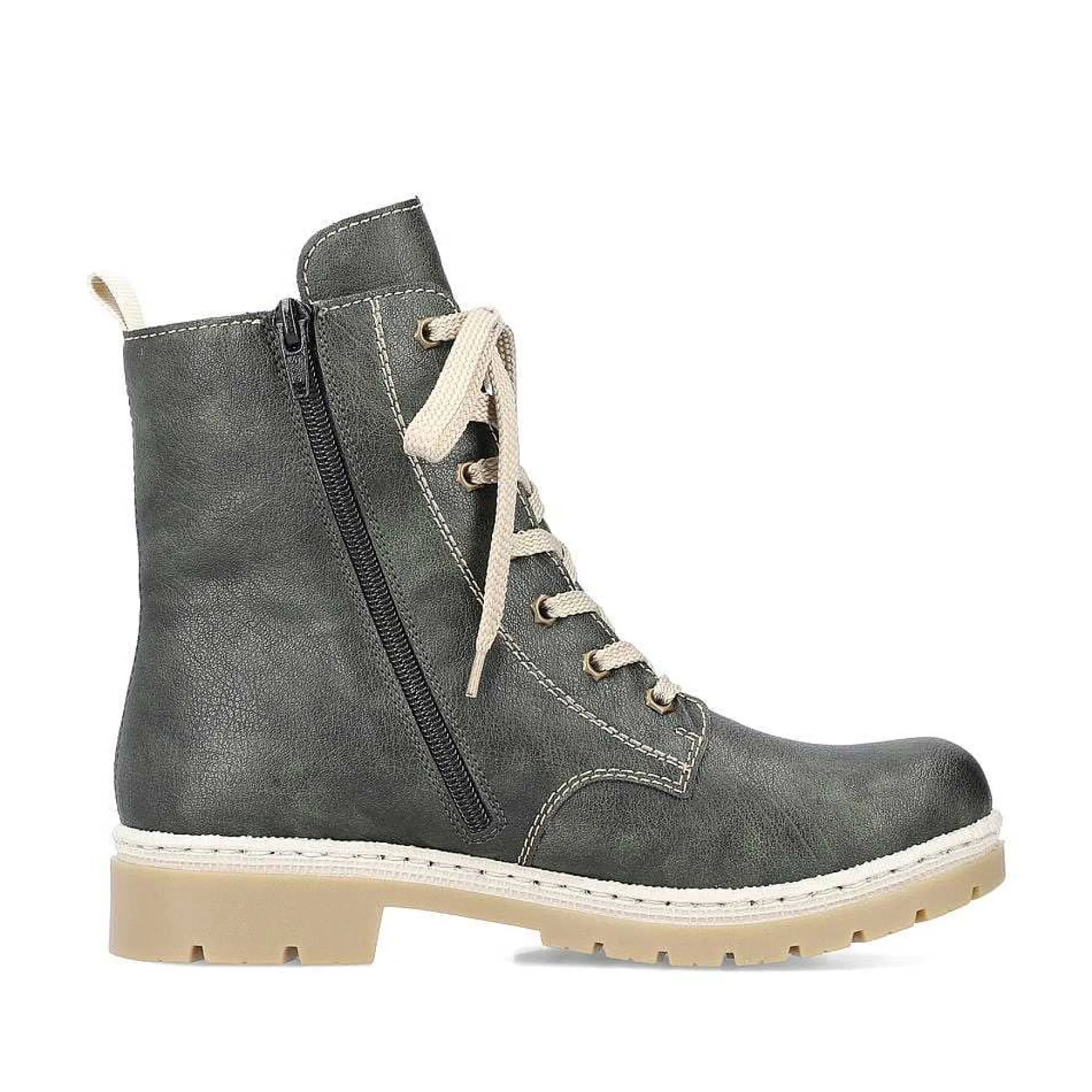 Rieker Women'S Corded Boots Khaki Green
