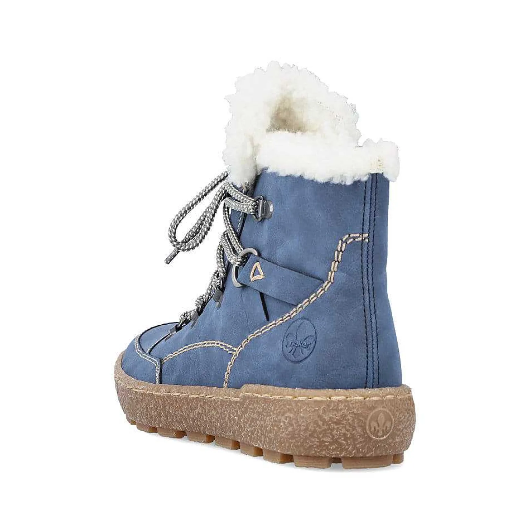 Rieker Women'S Corded Boots Sky Blue
