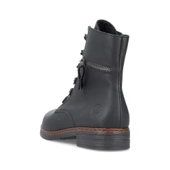 Rieker Women'S Corded Boots Night Black