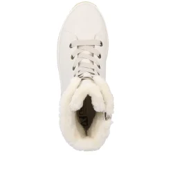 Rieker Women'S Corded Boots Frost White