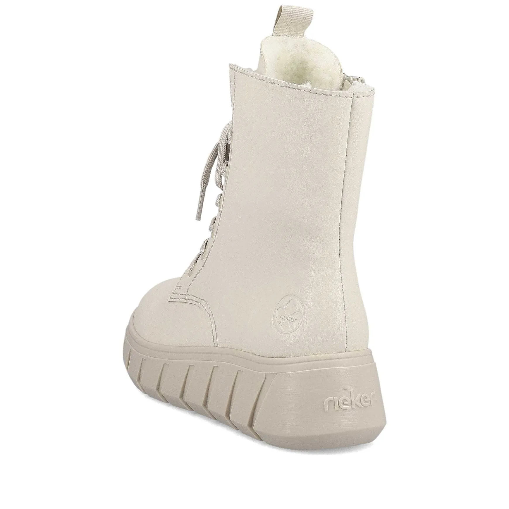 Rieker Women'S Corded Boots Light Beige