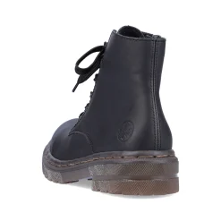 Rieker Women'S Corded Boots Deep Black
