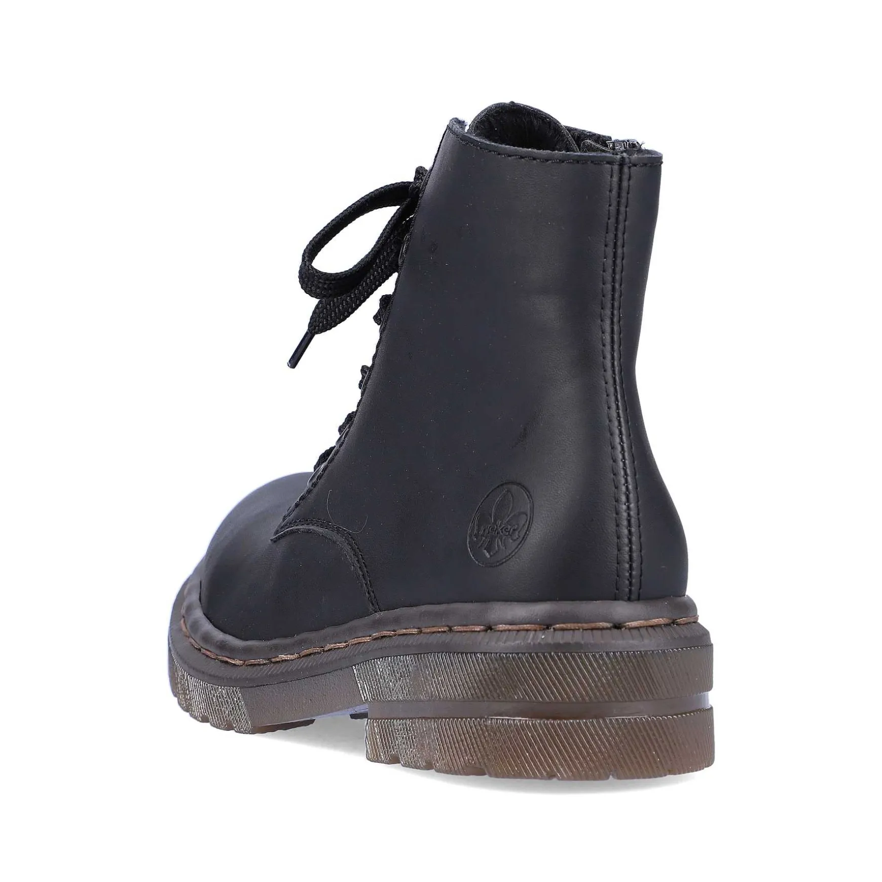 Rieker Women'S Corded Boots Deep Black