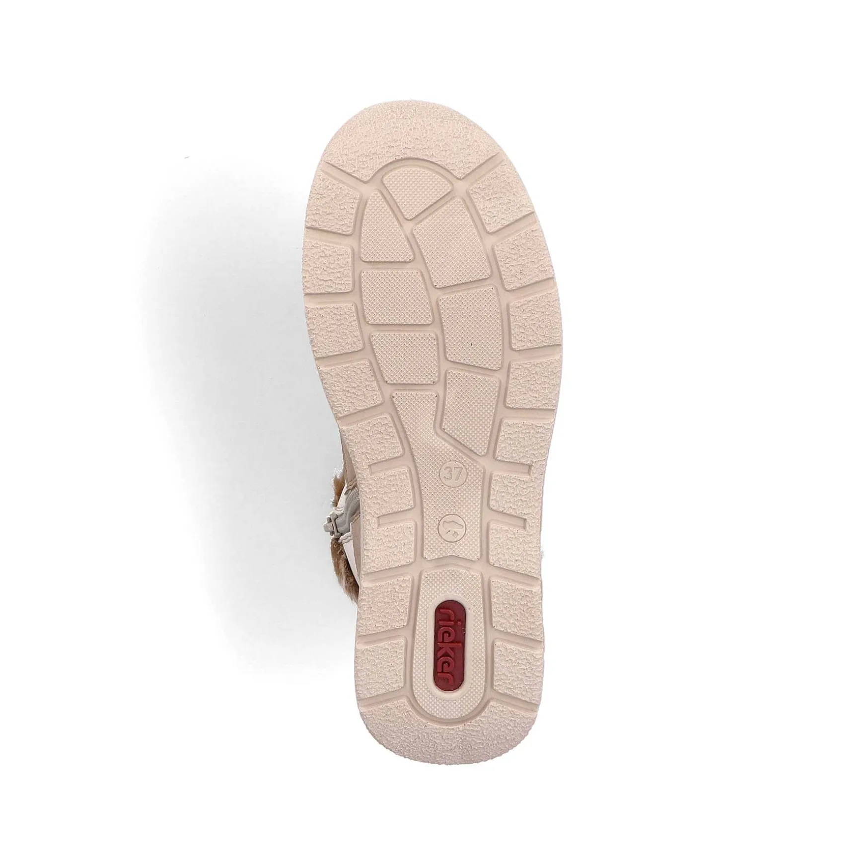 Rieker Women'S Corded Boots Vanilla Beige