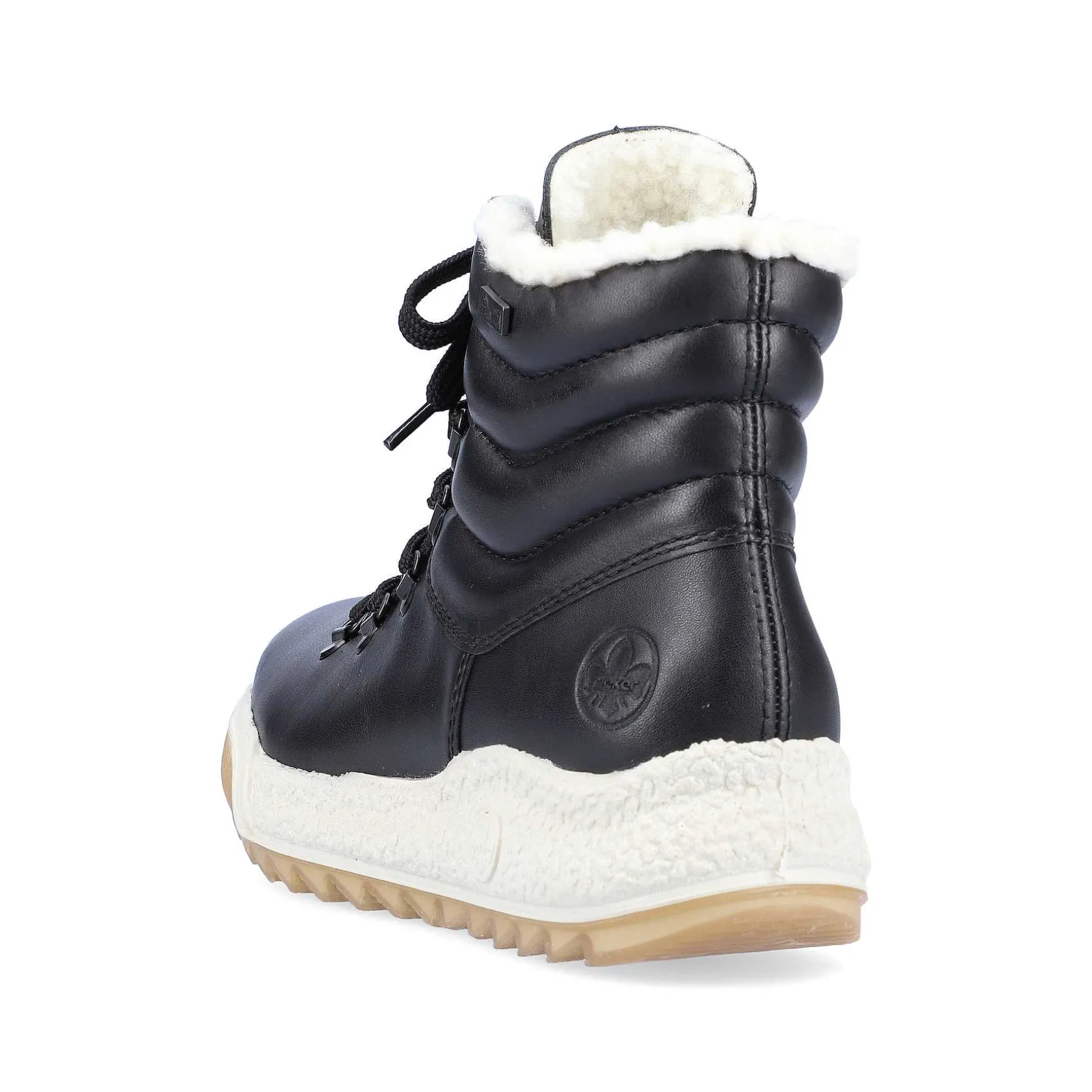Rieker Women'S Corded Boots Midnight Black