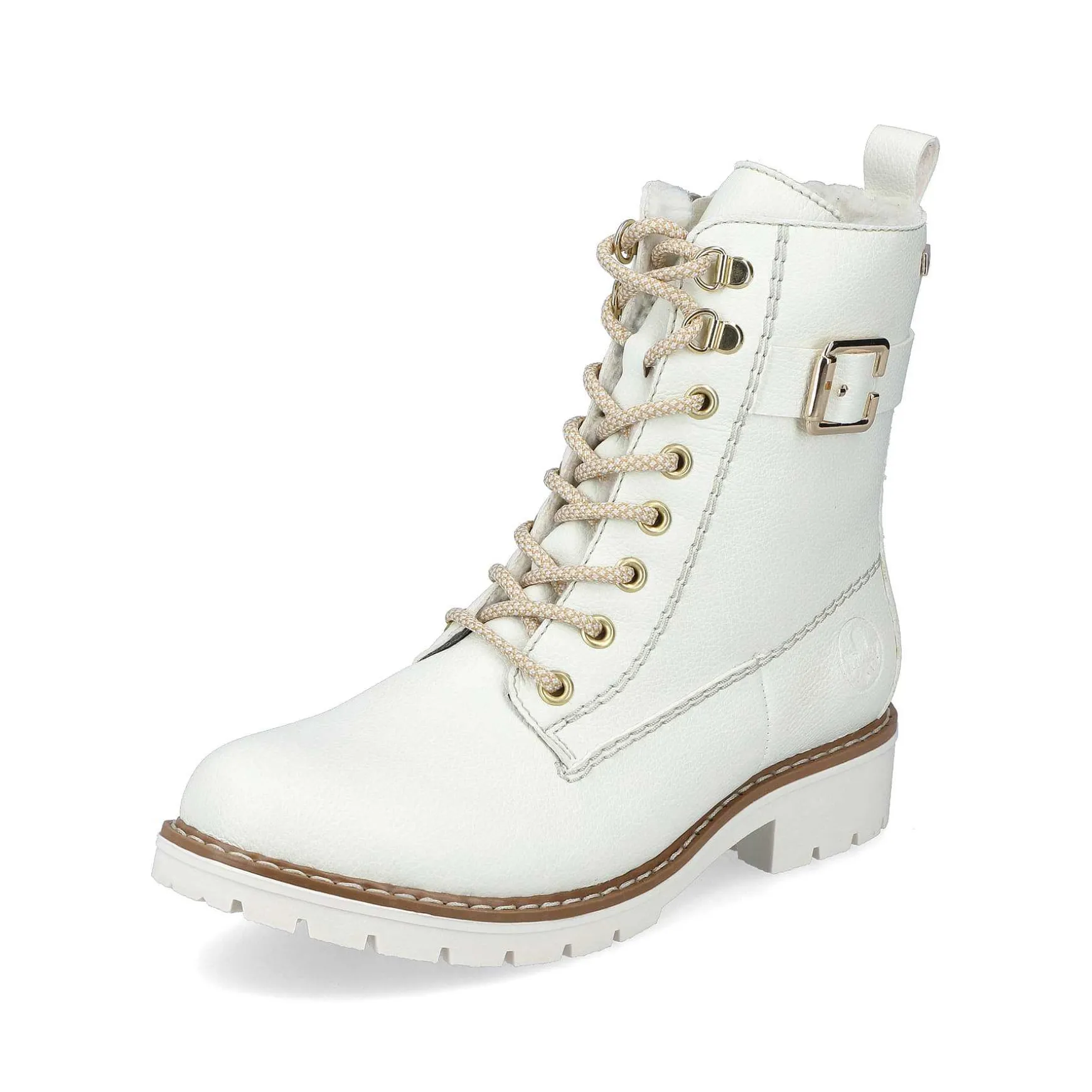 Rieker Women'S Corded Boots Pure White