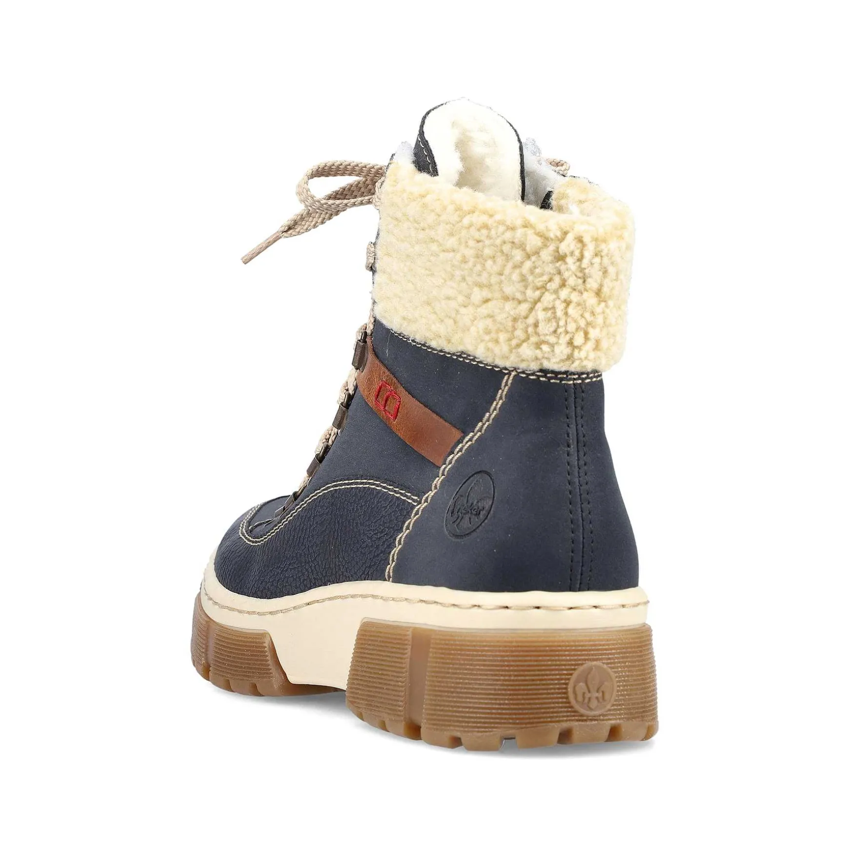 Rieker Women'S Corded Boots Sea Blue