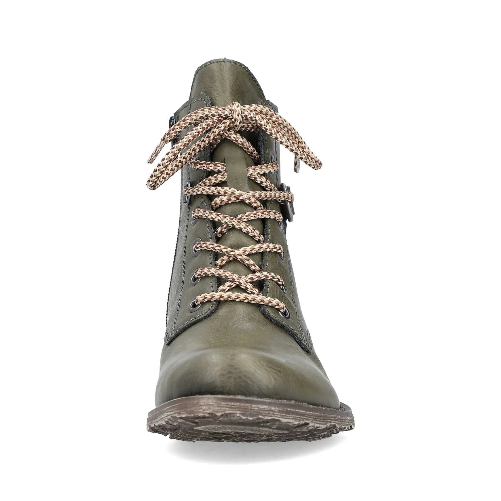 Rieker Women'S Corded Boots Olive Green