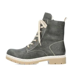 Rieker Women'S Corded Boots Khaki Green
