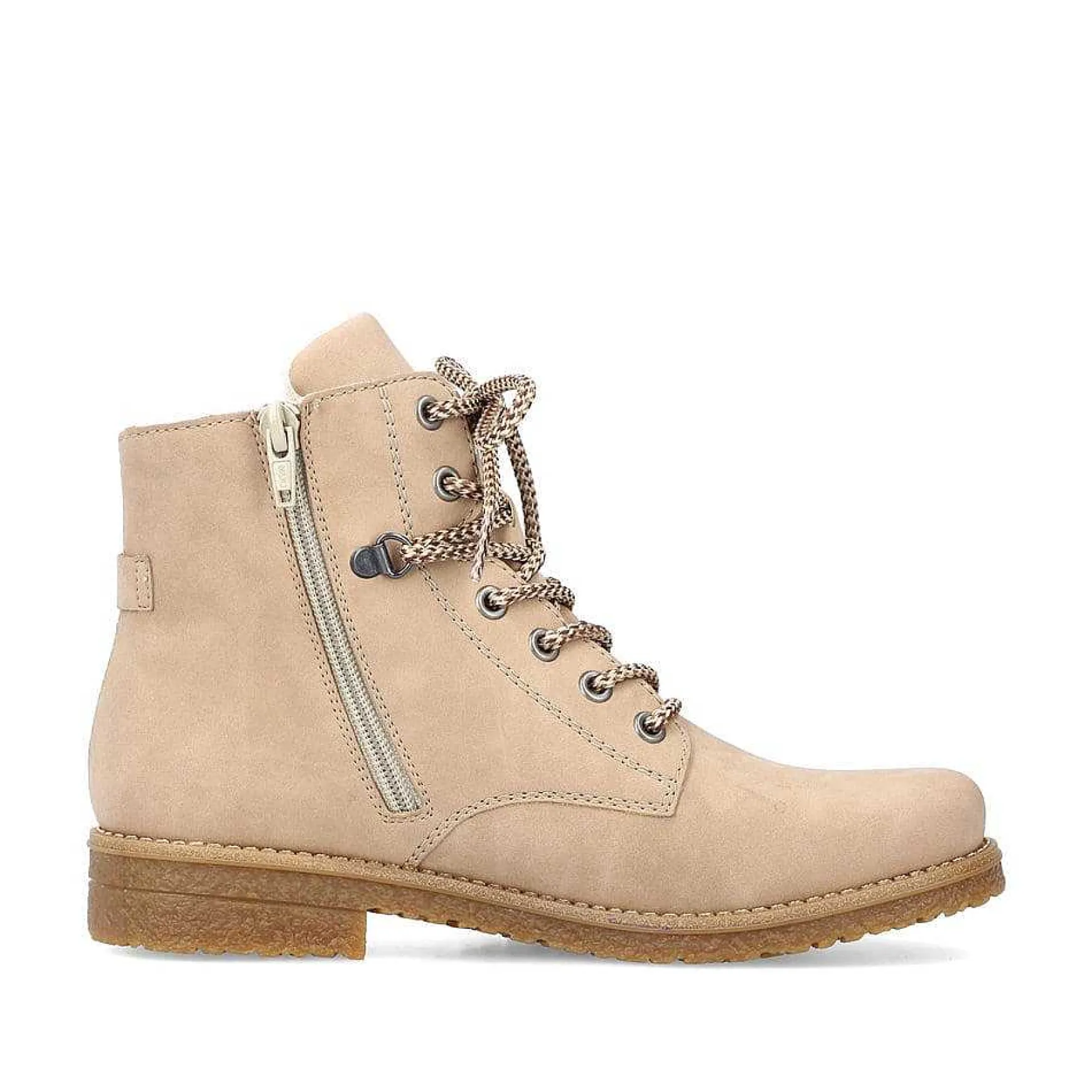 Rieker Women'S Corded Boots Sand Beige