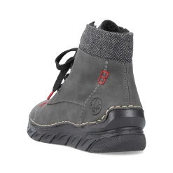 Rieker Women'S Corded Boots Anthracite