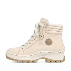 Rieker Women'S Corded Boots Light Beige