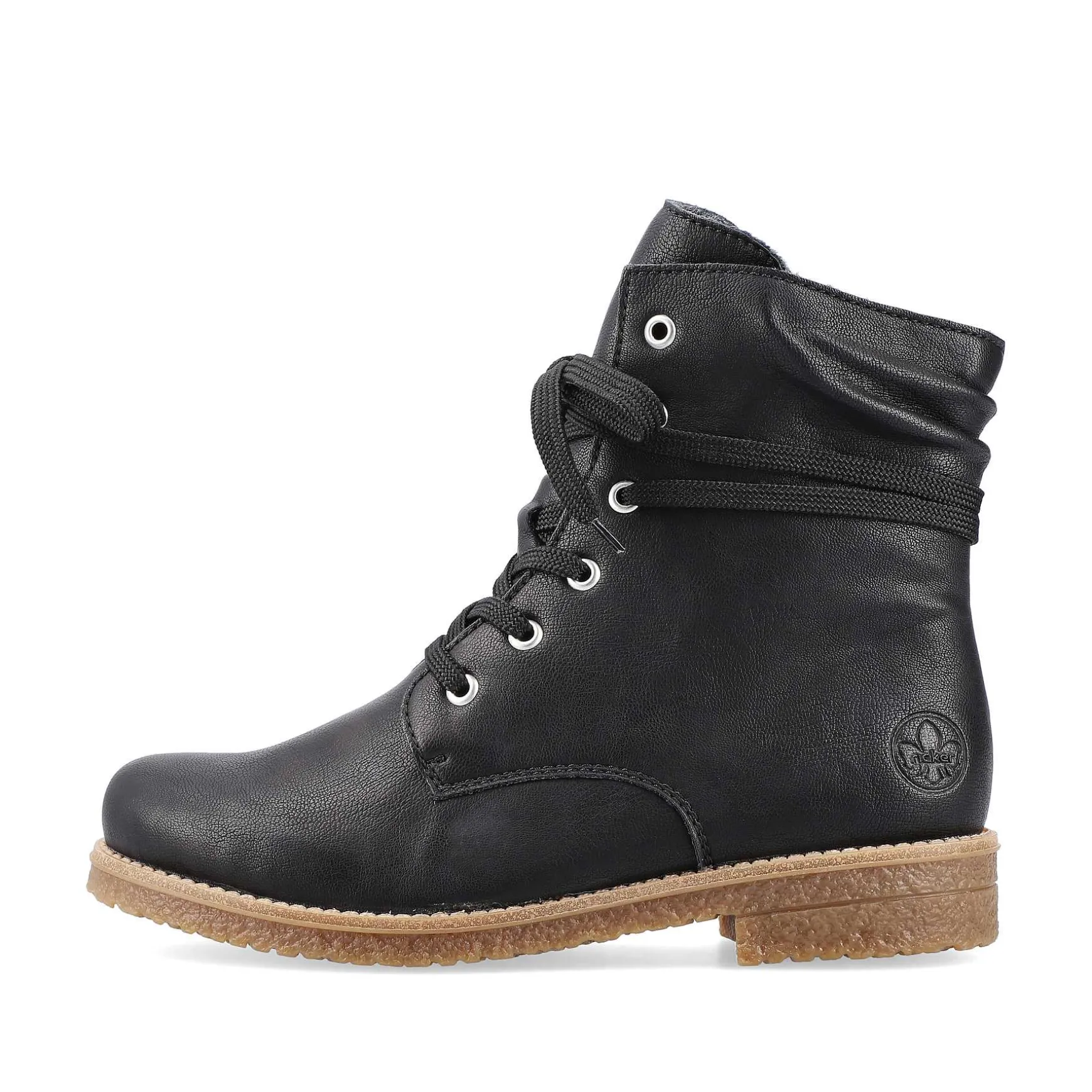 Rieker Women'S Corded Boots Night Black