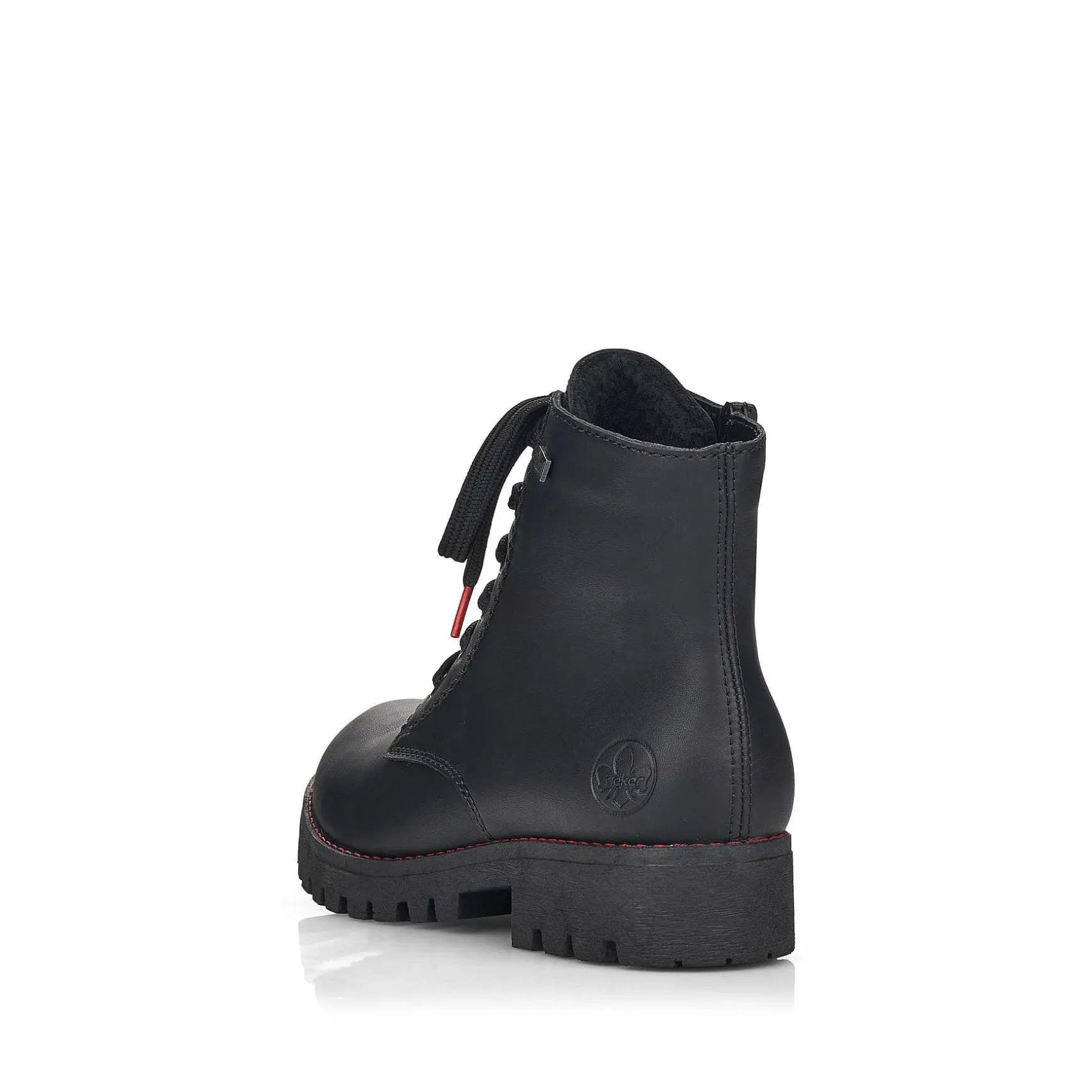 Rieker Women'S Corded Boots Deep Black