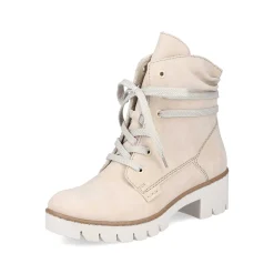 Rieker Women'S Corded Boots Light Beige