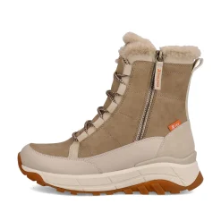 Rieker Women'S Corded Boots Cream Beige