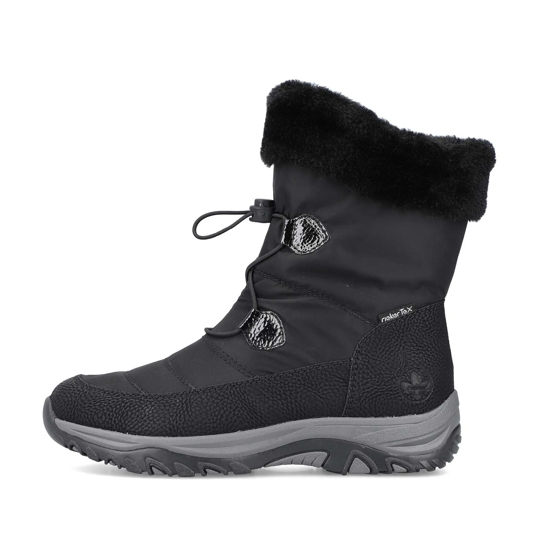 Rieker Women'S Corded Boots Night Black
