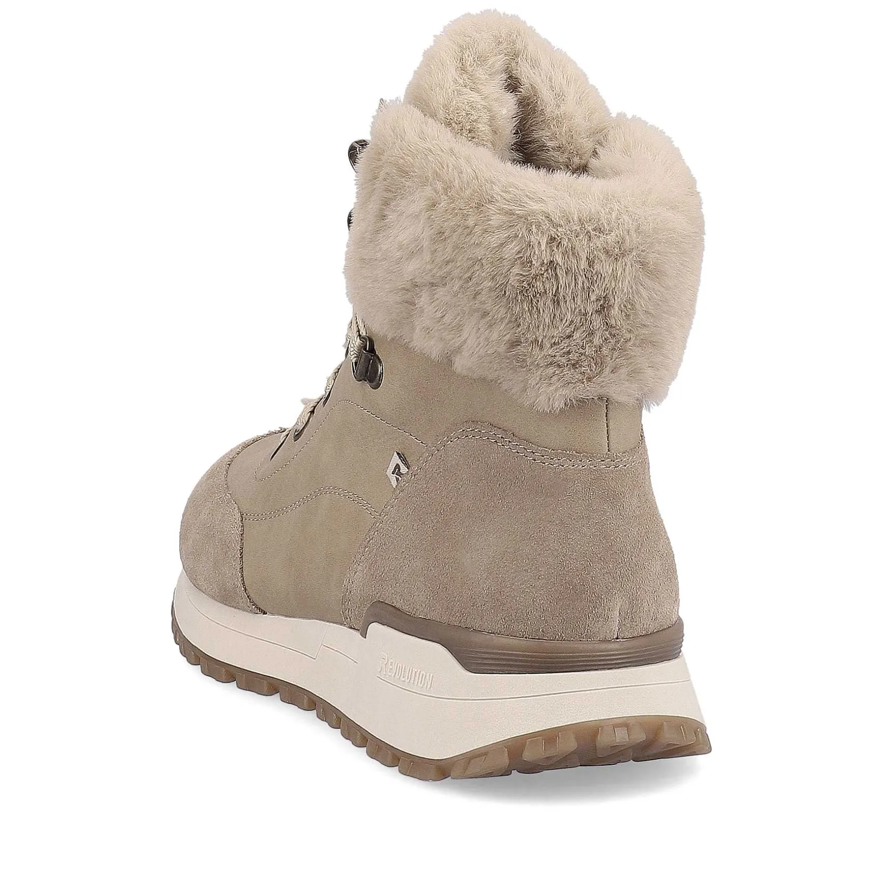 Rieker Women'S Corded Boots Champagne Beige