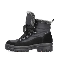 Rieker Women'S Corded Boots Night Black