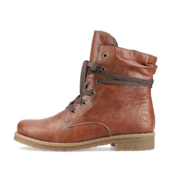 Rieker Women'S Corded Boots Chestnut Brown