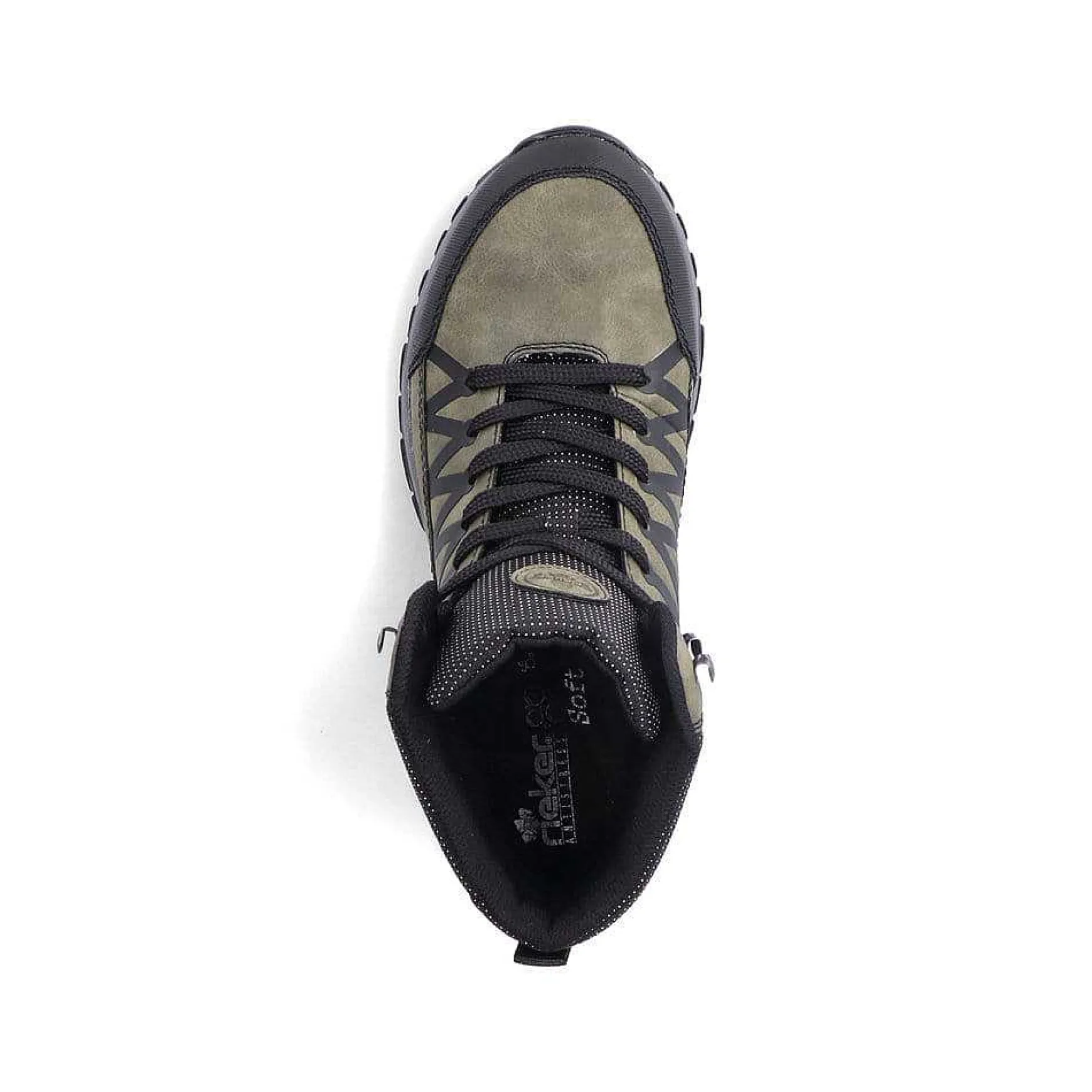 Rieker Women'S Corded Boots Khaki Green