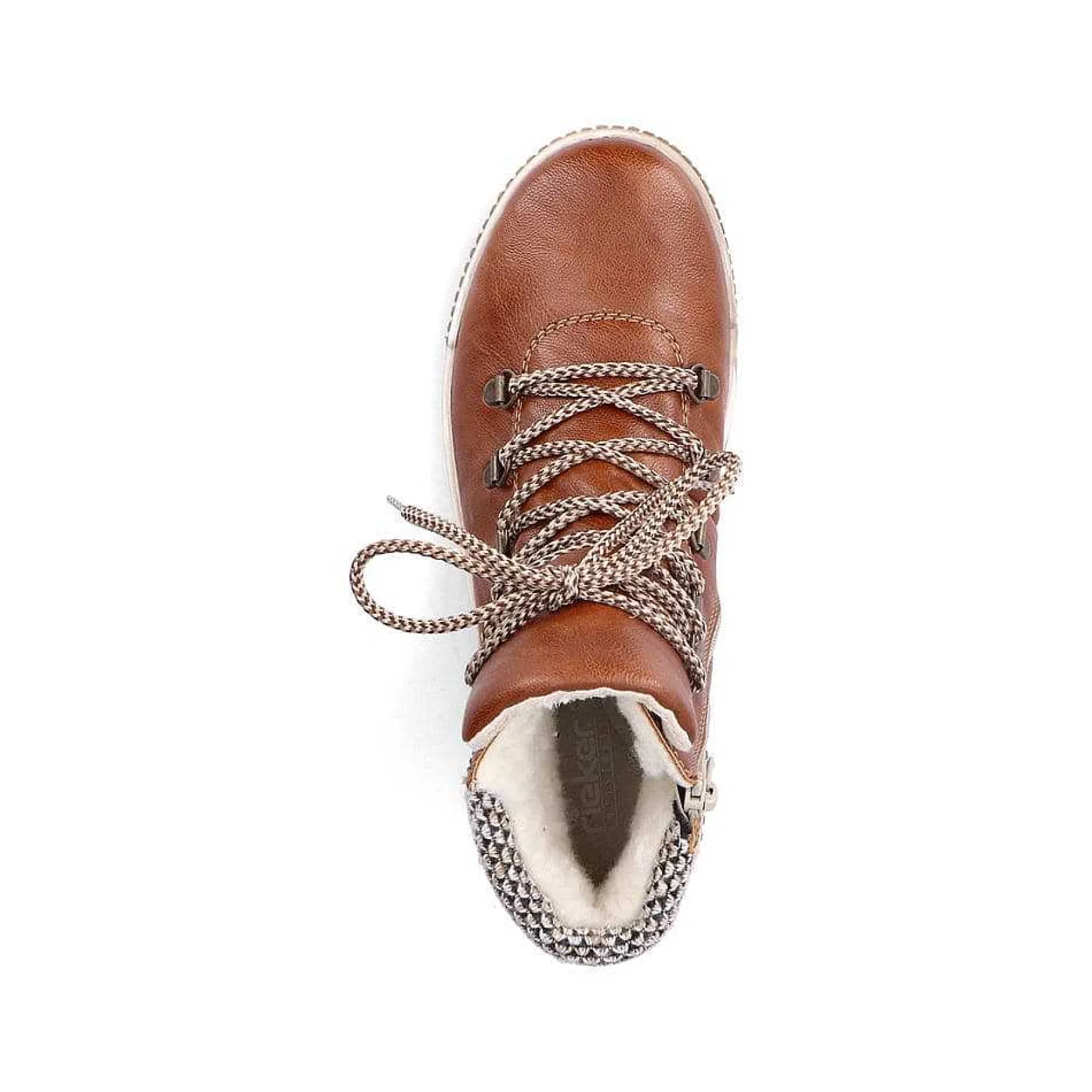 Rieker Women'S Corded Boots Cinnamon Brown