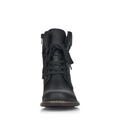 Rieker Women'S Corded Boots Asphalt Black