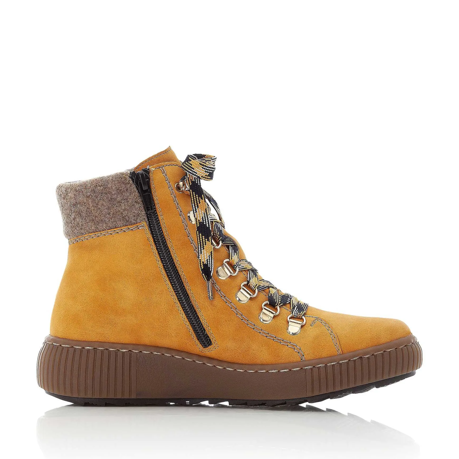 Rieker Women'S Corded Boots Sunflower Yellow