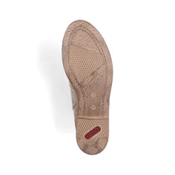 Rieker Women'S Corded Boots Sand Beige