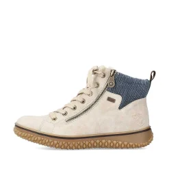 Rieker Women'S Corded Boots Light Beige
